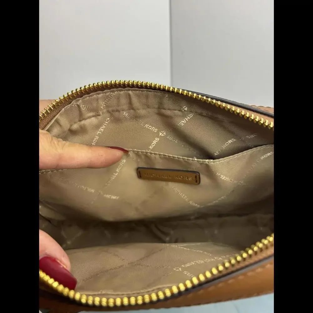 Michael Kors Signature Monogram Crossbody Bag - Picture 4 of 4